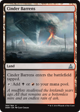 Cinder Barrens (Oath of the Gatewatch) Light Play