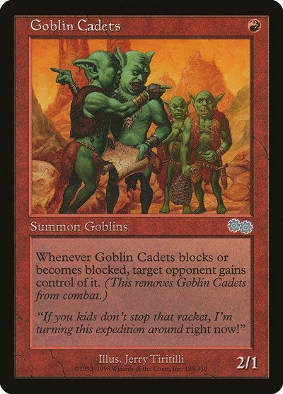 Goblin Cadets (Urza's Saga) Light Play