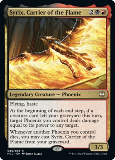 Syrix, Carrier of the Flame (Commander: Streets of New Capenna) Light Play