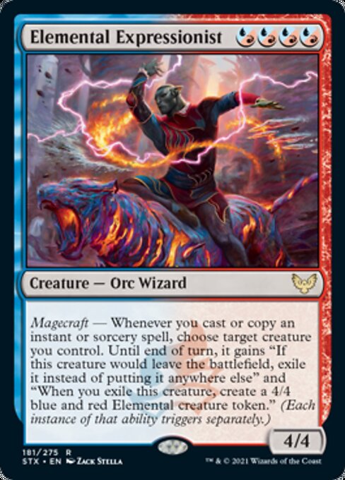 Elemental Expressionist (Strixhaven) Light Play