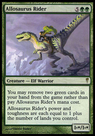 Allosaurus Rider (Coldsnap) Light Play
