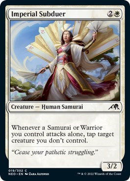 Imperial Subduer (Kamigawa: Neon Dynasty) Light Play Foil