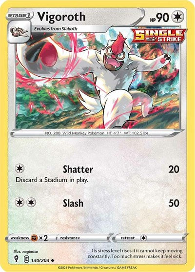 Vigoroth (SWSH07: Evolving Skies) Light Play