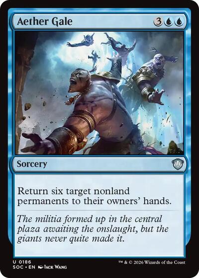 Aether Gale (Commander: Secrets of Strixhaven) Light Play