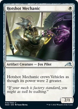 Hotshot Mechanic (Kamigawa: Neon Dynasty) Light Play