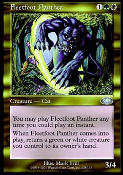 Fleetfoot Panther (Planeshift) Medium Play