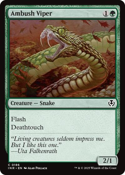 Ambush Viper (Innistrad Remastered) Light Play