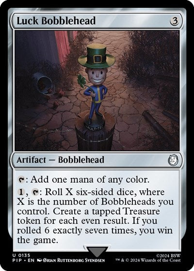 Luck Bobblehead (Universes Beyond: Fallout) Light Play