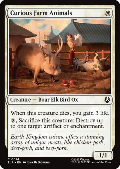 Curious Farm Animals (Avatar: The Last Airbender) Light Play