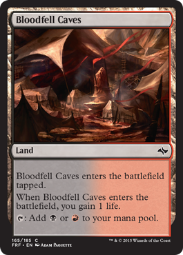 Bloodfell Caves (Fate Reforged) Damaged / Poor