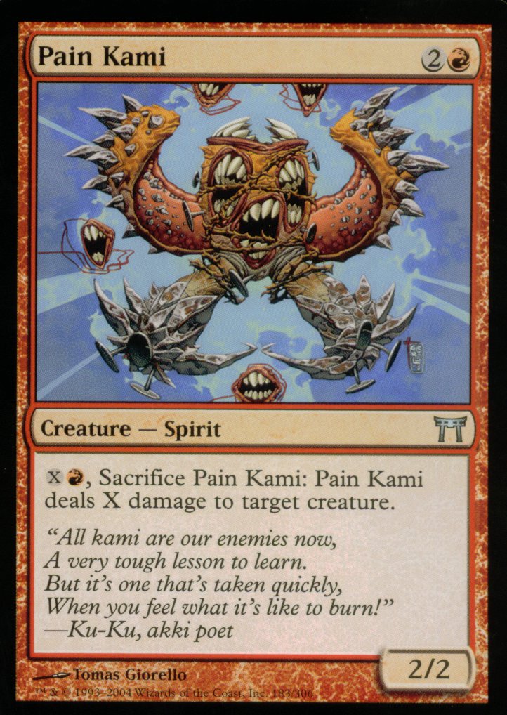 Pain Kami (Champions of Kamigawa) Light Play
