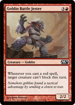 Goblin Battle Jester (Magic 2013 Core Set) Light Play