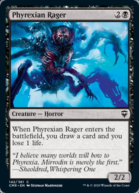 Phyrexian Rager (Commander Legends) Medium Play