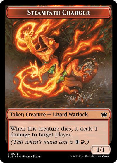 Steampath Charger Token (Bloomburrow) Light Play