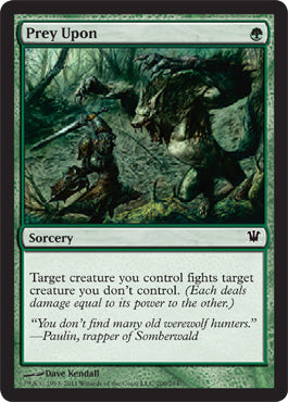 Prey Upon (Innistrad) Light Play