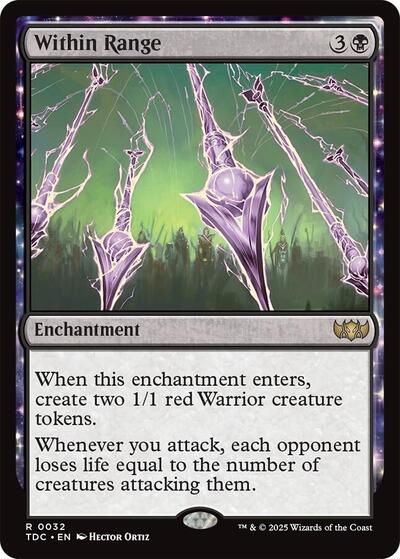 Within Range (Commander: Tarkir: Dragonstorm) Light Play