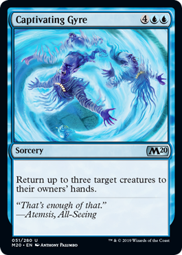 Captivating Gyre (Magic 2020 Core Set) Light Play