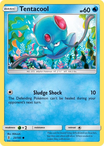 Tentacool (SM - Guardians Rising) Medium Play