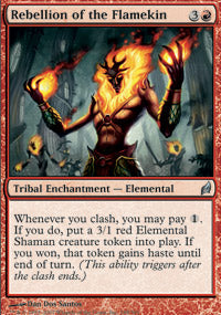 Rebellion of the Flamekin (Lorwyn) Light Play