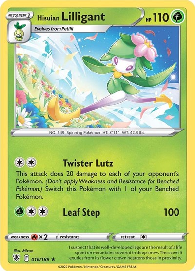 Hisuian Lilligant (SWSH10: Astral Radiance) Light Play Reverse Holofoil