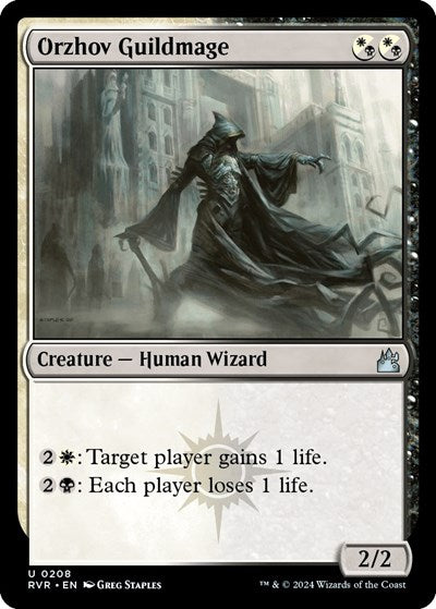 Orzhov Guildmage (Ravnica Remastered) Light Play