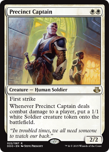 Precinct Captain (Duel Decks: Kiora vs Elspeth) Heavy Play