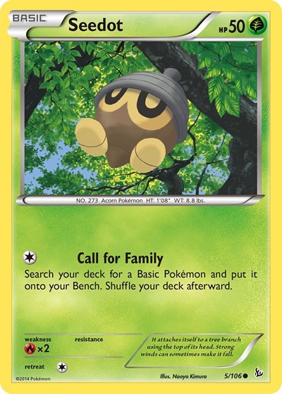 Seedot (XY - Flashfire) Medium Play