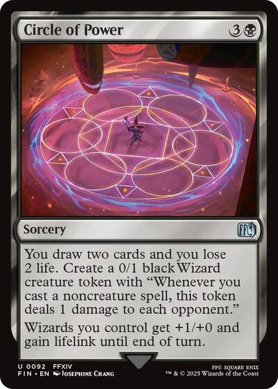 Circle of Power (Universes Beyond: FINAL FANTASY) Light Play Foil