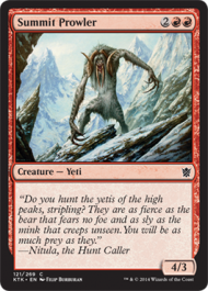 Summit Prowler (Khans of Tarkir) Light Play