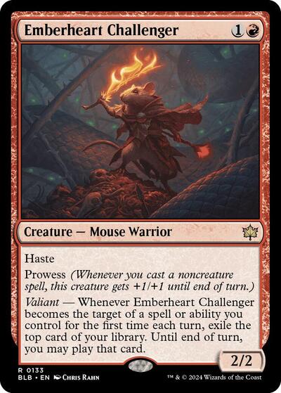 Emberheart Challenger (Bloomburrow) Light Play