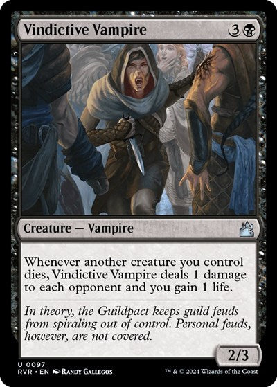 Vindictive Vampire (Ravnica Remastered) Light Play
