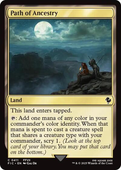Path of Ancestry (Commander: FINAL FANTASY) Light Play