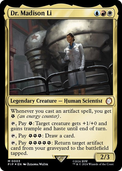 Dr. Madison Li (Universes Beyond: Fallout) Light Play Foil