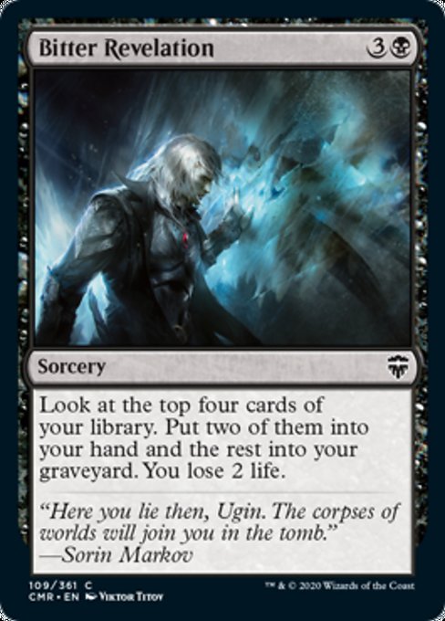 Bitter Revelation (Commander Legends) Medium Play