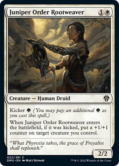 Juniper Order Rootweaver (Dominaria United) Light Play