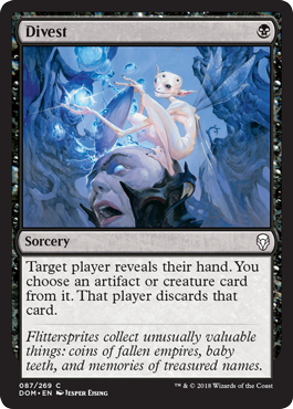 Divest (Dominaria) Light Play