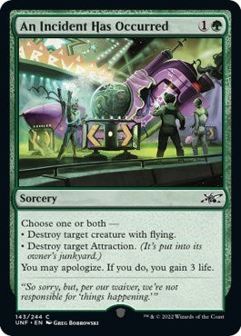 An Incident Has Occurred (Unfinity) Light Play