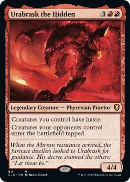 Urabrask the Hidden (Commander Legends: Battle for Baldur's Gate) Light Play