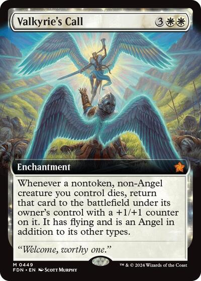 Valkyrie's Call (Extended Art) (Foundations) Light Play