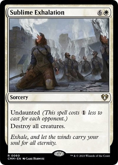 Sublime Exhalation (Commander Masters) Light Play