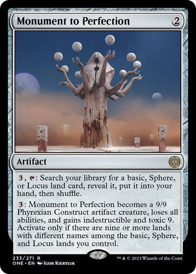Monument to Perfection (Phyrexia: All Will Be One) Light Play