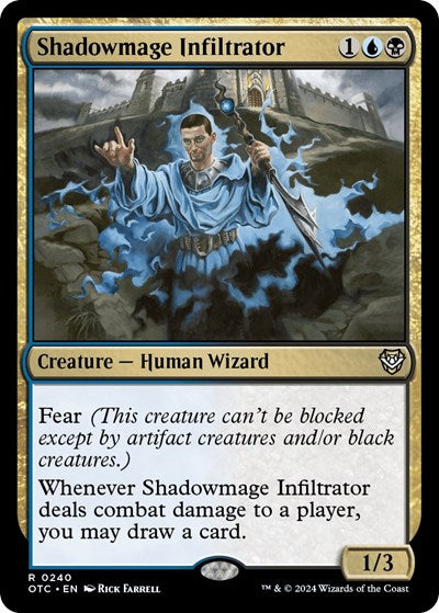 Shadowmage Infiltrator (Commander: Outlaws of Thunder Junction) Light Play