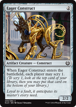 Eager Construct (Kaladesh) Light Play