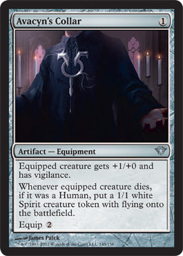 Avacyn's Collar (Dark Ascension) Light Play