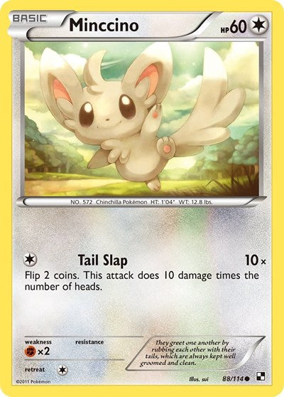 Minccino (Black and White) Heavy Play