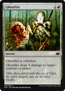 Ghostfire (Duel Decks: Merfolk vs Goblins) Medium Play