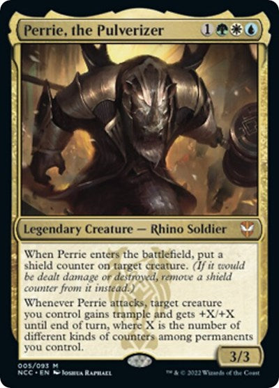 Perrie, the Pulverizer (Commander: Streets of New Capenna) Light Play Foil