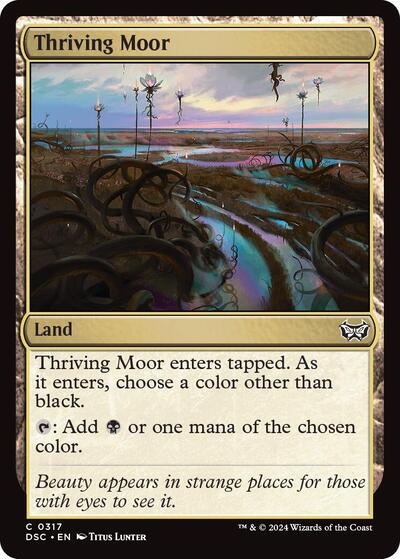 Thriving Moor (Commander: Duskmourn: House of Horror) Light Play