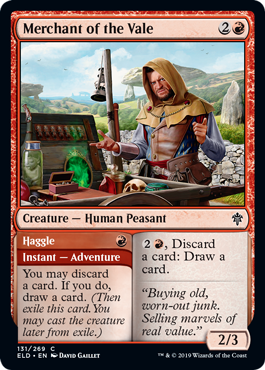 Merchant of the Vale (Throne of Eldraine) Light Play Foil