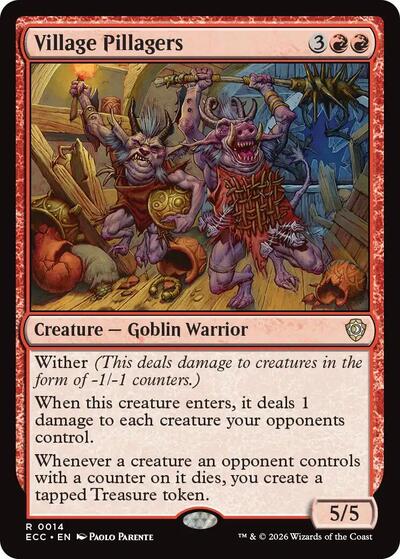 Village Pillagers (Commander: Lorwyn Eclipsed) Light Play